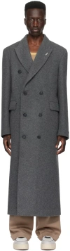 Eytys Gray Genesis Coat In Anthracite