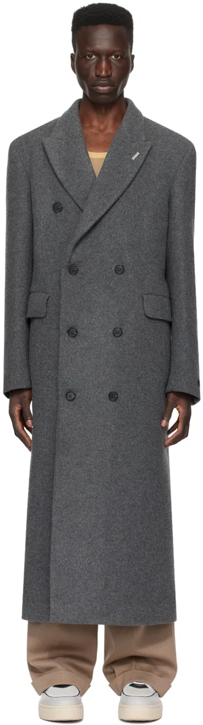 Eytys Gray Genesis Coat In Anthracite