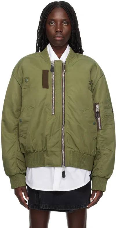 Eytys Green Penn Bomber Jacket In Moss