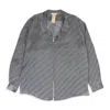 Eytys Grey Monogram Daytona Zip T-shirt In Gray