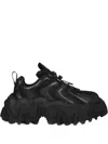 Eytys Halo Chunky-platform Sneakers In Black