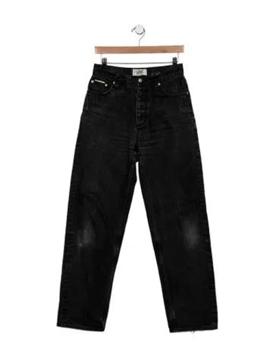 Pre-owned Eytys High-rise Straight Leg Jeans In Blue