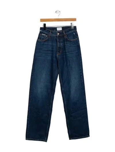 Pre-owned Eytys High-rise Wide Leg Jeans In Blue