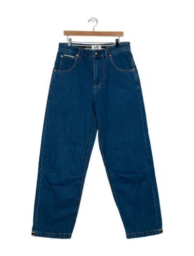 Pre-owned Eytys High-rise Wide Leg Jeans In Blue