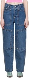 Eytys Indigo Mercury Jeans In Stone Indigo