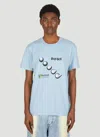 Eytys Jay Liquid T-shirt In Light Blue