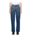 Eytys Benz Cotton Tapered Jeans In Multi