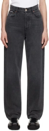 Eytys Black Avalon Jeans In Black