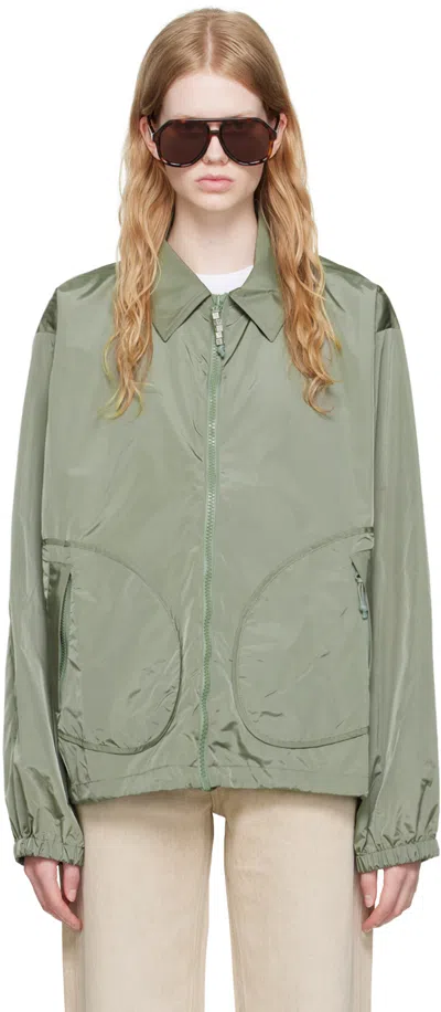 Eytys Khaki Drift Jacket In Sage