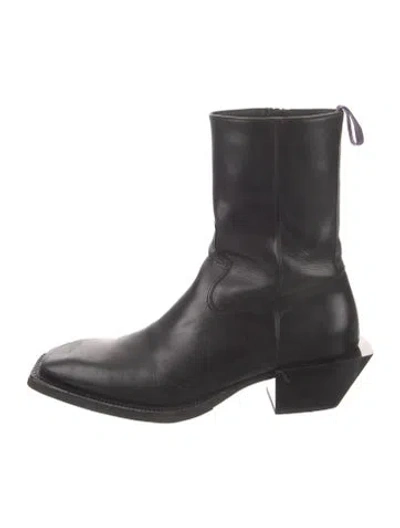 Pre-owned Eytys Leather Boots In Black