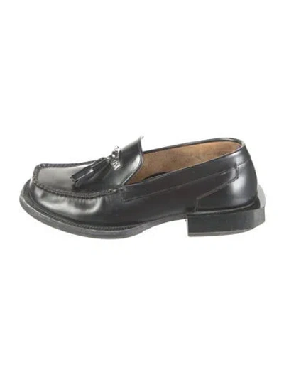 Pre-owned Eytys Leather Loafers In Black