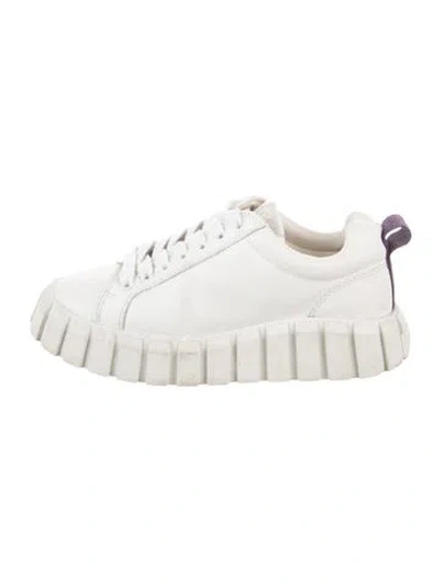 Pre-owned Eytys Leather Sneakers In Neutral