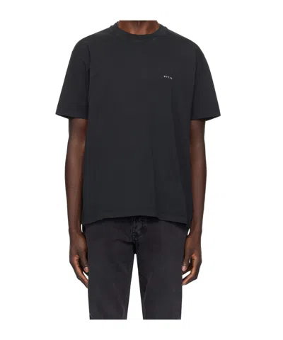 Eytys Leon Logo Printed Crewneck T-shirt In Black