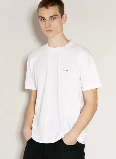 Eytys Leon Organic-cotton T-shirt In White