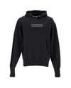 Eytys Lewis Logo-patch Hoodie In Black Organic Cotton In Black