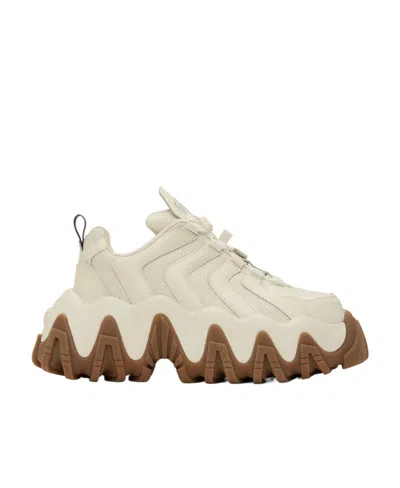 Eytys Logo Sneakers In Nude