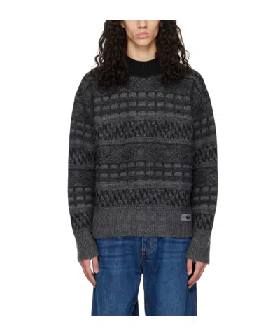 Eytys Logo Sticker Sweater In Black