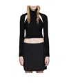 Eytys Black Romy Turtleneck In Black