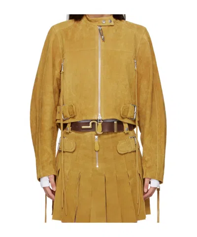 Eytys Long Sleeve Casual Jacket In Brown