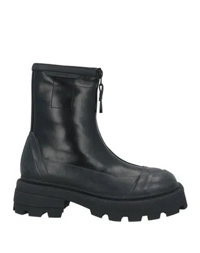 Eytys Black Aquari Boots In Faux Leather Black