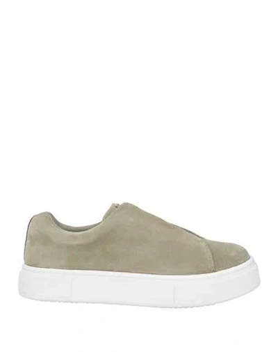 Eytys Man Sneakers Military Green Size 9 Soft Leather In Green