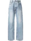 Eytys Mid-rise Baggy Jeans In Blau