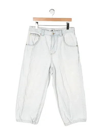 Pre-owned Eytys Mid-rise Wide Leg Jeans In Green