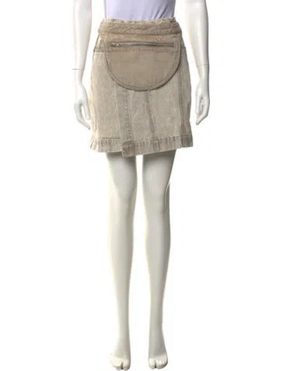 Pre-owned Eytys Mini Skirt In Neutral