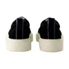 Eytys Suede Upper Rubber Sole Pull Tab Sneaker In Black