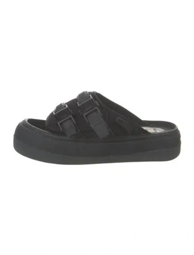 Pre-owned Eytys Neoprene Slides In Black