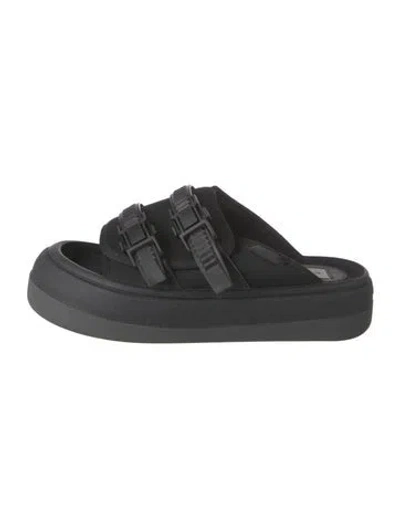 Pre-owned Eytys Neoprene Slides In Black
