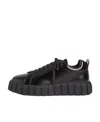 Eytys Odessa Leather Trainers In Black