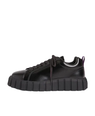 Eytys Odessa Leather Trainers In Black
