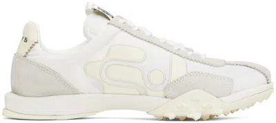 Eytys Off-white Eros Sneakers In Suede Off White