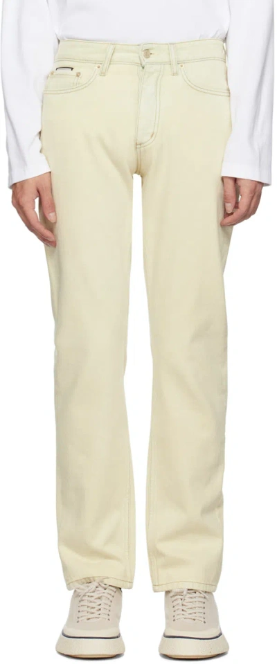 Eytys Off-white Orion Jeans In Chalk