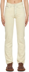 Eytys Off-white Orion Jeans In Chalk