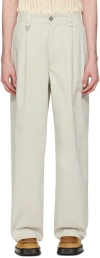 EYTYS OFF-WHITE SCOUT TROUSERS