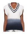 Eytys Onassis Vest Sweater In White