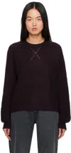 Eytys Purple Jaden Sweater In Mahogany
