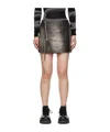 Eytys Rogue Stripe Skirt In Black