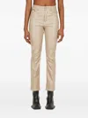 Eytys Solstice Vegan Leather Pants In Neutral