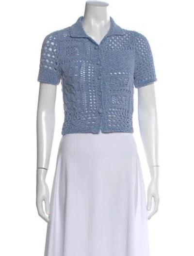 Pre-owned Eytys Short Sleeve Polo In Blue