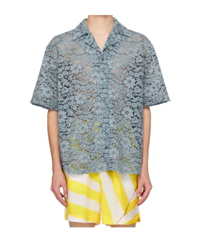 Eytys Short Sleeve Shirt In Blue