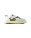 Eytys Sidney Panelled Sneakers In White
