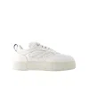Eytys Sidney Panelled Sneakers In White