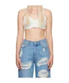 Eytys Sleeveless Denim Vest In Multi
