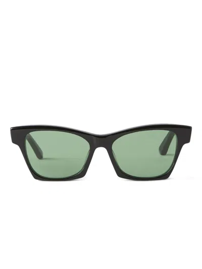 Eytys Square-frame Sunglasses In Black