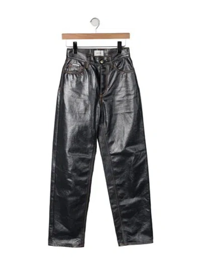 Pre-owned Eytys Straight Leg Pants In Black