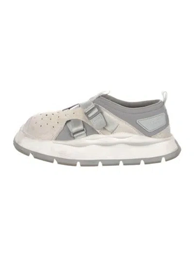 Pre-owned Eytys Suede Loafers In White