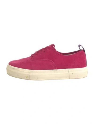 Pre-owned Eytys Suede Sneakers In Pink